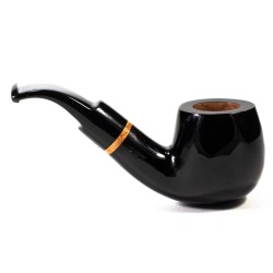 Pipe Castello Perla Nera K Smooth Bent Apple