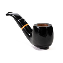 Pipe Castello Perla Nera K Smooth Bent Apple