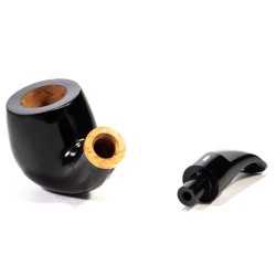 Pipe Castello Perla Nera K Smooth Bent Apple