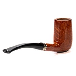 Pipa Brebbia Vintage Ambra Mod. 56 Bent Chimney