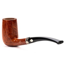 Pipa Brebbia Vintage Ambra Mod. 56 Bent Chimney