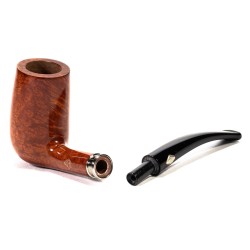 Pipa Brebbia Vintage Ambra Mod. 56 Bent Chimney