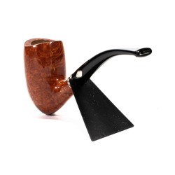 Pipe Brebbia Vintage Ambra Mod. 55 Bent Chimney