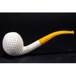 Meerschaum Pipe - Bent Apple