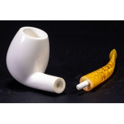 Meerschaum Pipe Lubinski B 217 Bent