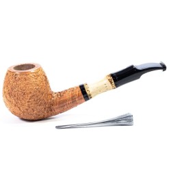 Pipe Mastro Geppetto Rusticated Nat. Bent Apple