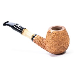 Pipe Mastro Geppetto Rusticated Nat. Bent Apple