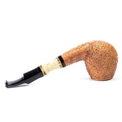 Pipe Mastro Geppetto Rusticated Nat. Bent Apple