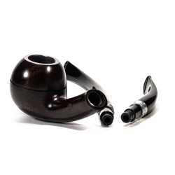 Pipe Brebbia 75th Anniversary Walnut Bent Apple