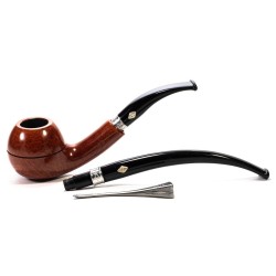Pipa Brebbia 75° Anniversario Noce Bent Apple