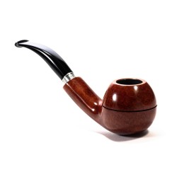 Pipa Brebbia 75° Anniversario Noce Bent Apple