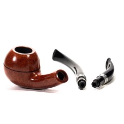 Pipa Brebbia 75° Anniversario Noce Bent Apple