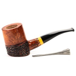 Pipa in Radica Santambrogio Rusticata Cherrywood