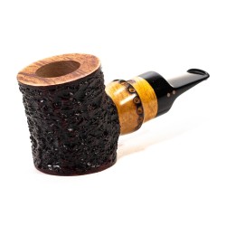 Briar Pipe Radice Rind Reverse Rusticated Pot