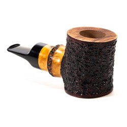 Briar Pipe Radice Rind Reverse Rusticated Pot