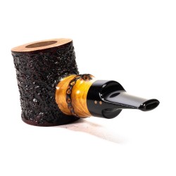 Briar Pipe Radice Rind Reverse Rusticated Pot