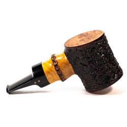 Briar Pipe Radice Rind Reverse Rusticated Pot