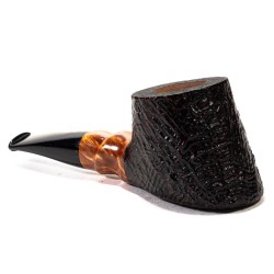 Pipa in Radica Radice Silk Cut Sabbiata Pot