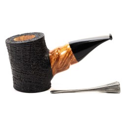 Briar Pipe Radice Silk Cut Sandblasted Poker