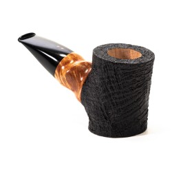 Pipa in Radica Radice Silk Cut Sabbiata Poker