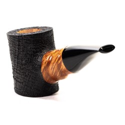 Pipa in Radica Radice Silk Cut Sabbiata Poker