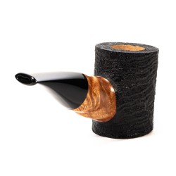 Pipa in Radica Radice Silk Cut Sabbiata Poker