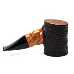 Pipa in Radica Radice Silk Cut Sabbiata Poker