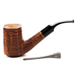Pipa Radice Silk Cut Sabbiata Bent Billiard
