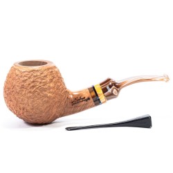 Pipe Santambrogio Rusticated Natural Bent Apple