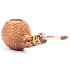 Pipe Santambrogio Rusticated Natural Bent Apple