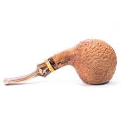 Pipe Santambrogio Rusticated Natural Bent Apple