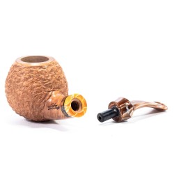 Pipe Santambrogio Rusticated Natural Bent Apple