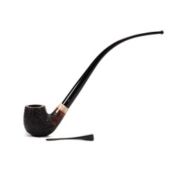 Pipe Aldo Velani Sandblasted Churchwarden Bent