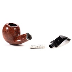 Pipe Stanwell Sterling Silver Model 15 Bent Apple