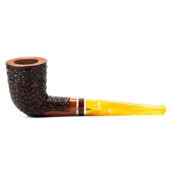 Briar Pipe Santambrogio Rusticated Dublin