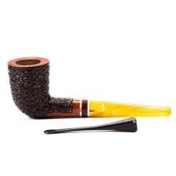 Briar Pipe Santambrogio Rusticated Dublin