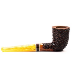 Briar Pipe Santambrogio Rusticated Dublin