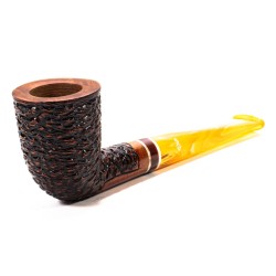 Briar Pipe Santambrogio Rusticated Dublin