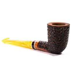Briar Pipe Santambrogio Rusticated Dublin