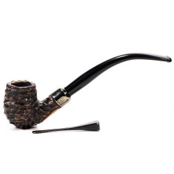 Pipe Peterson Bard Rusticated Bent Billiard (69)