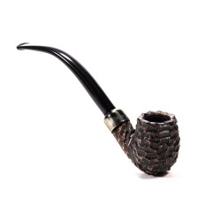 Pipe Peterson Bard Rusticated Bent Billiard (69)