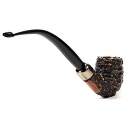Pipe Peterson Bard Rusticated Bent Billiard (69)