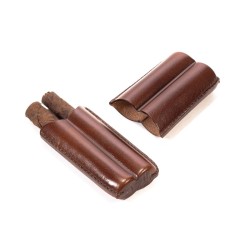 Cigar Case Lubinski for 2 Half Toscano Cigars