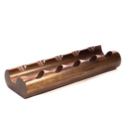 Pipe Stand Lubinski "Round" in Walnut - 5 Places