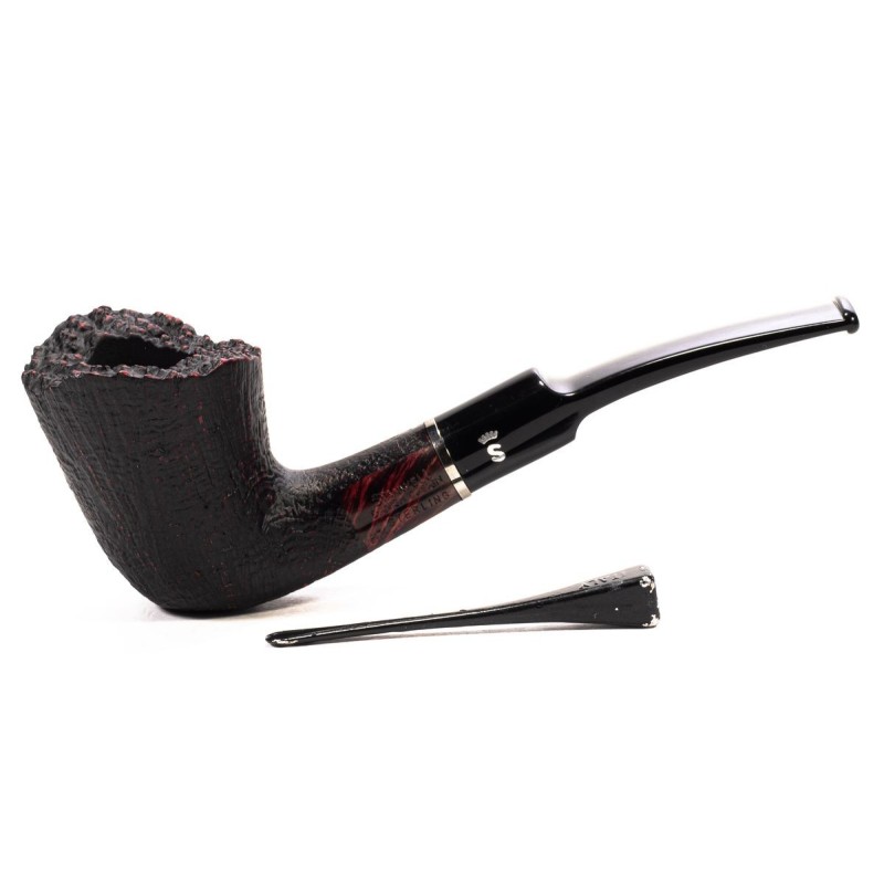 Pipe Stanwell Sterling Silver Model 63 Bent Dublin