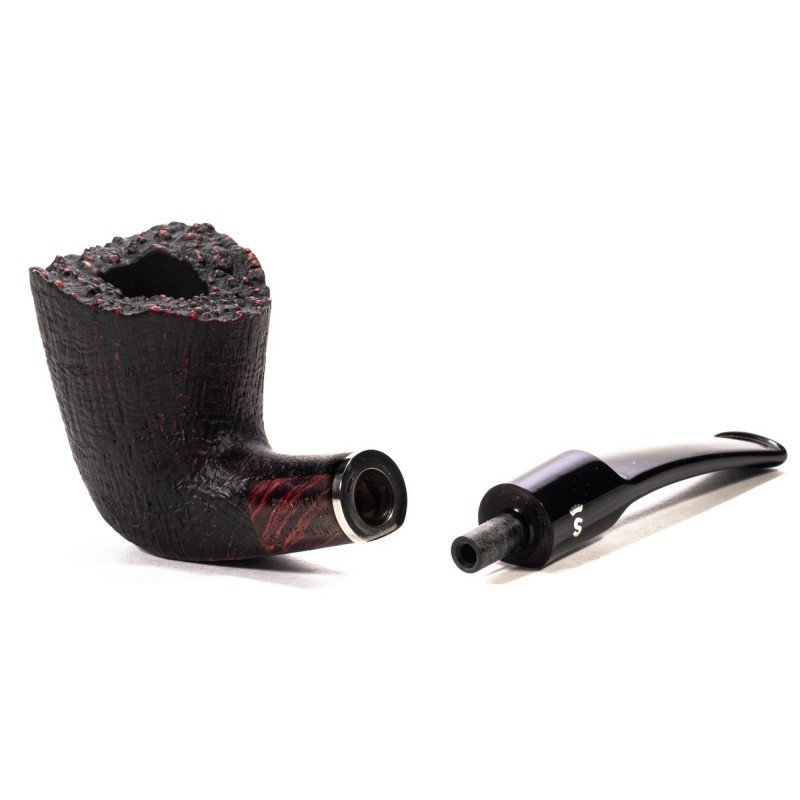 Pipe Stanwell Sterling Silver Model 63 Bent Dublin