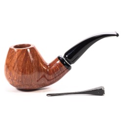 Pipa in Radica Amorelli Tre Stelle Bent Apple