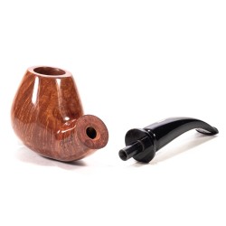 Briar Pipe Amorelli Tre Stelle Bent Apple
