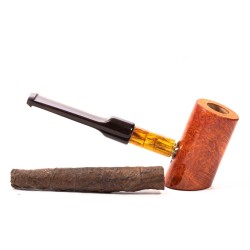 Pipe For Tuscan Cigar in Briar Smooth Poker