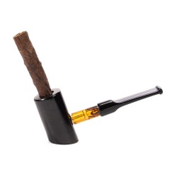 Pipa per Sigaro Toscano in Radica Liscia Poker